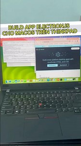 Build App Electronjs cho MacOS trên Thinkpad
