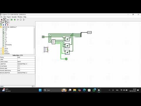pembuatan rangkaian jam digital menggunakan aplikasi software logisim
