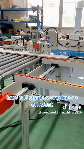 how is the swing line so efficient#edgebandingmachine #edgebandingmachinemanufacturer #swingline #edgebander #fyp #roundtable