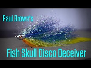 Fly Tying Tutorial: Fish-Skull Disco Deceiver