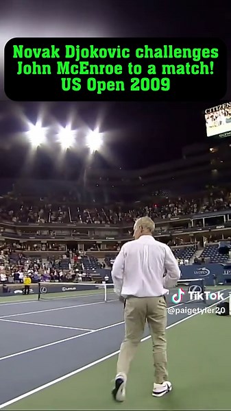 Novak Djokovic vs John McEnroe: Unforgettable 2009 Match