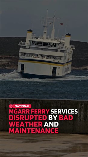 Lovin Malta on Instagram: "Commuters travelling between Gozo and Malta faced significant delays on Friday morning, as a combination of bad weather and reduced ferry service disrupted the usual schedule at Mġarr Ferry Harbour. Only two of the four regular ferries were operating during peak morning hours, leading to long waiting times for passengers and vehicles. The MV Gaudos is currently out of service for dry dock maintenance, expected to return on 5 February, while the MV Nikolaos does not ope