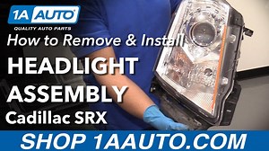 How to Replace Headlights 2010-13 Cadillac SRX