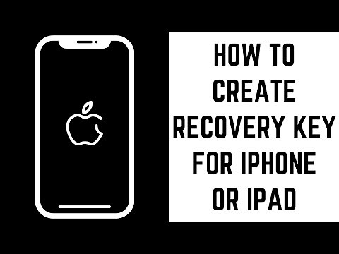 How to Create a Recovery Key for iPhone or iPad