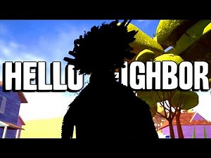 [Alpha 4] SECRET SHADOW MAN OUTSIDE THE MAP | Hello Neighbor Gameplay