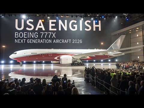 🔥 “BOEING 777X (2026) Unveiled in Luxury Showroom ✈️ The Future of Aviation is Here!”