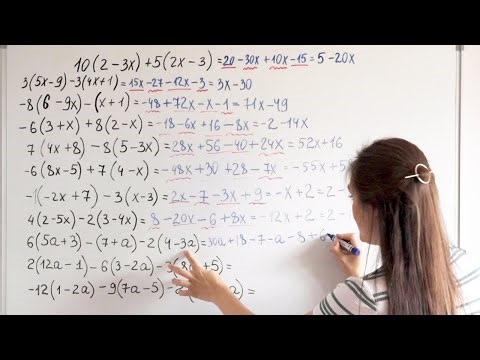 Learning to simplify expressions and expand parentheses: examples, rules, and life hacks