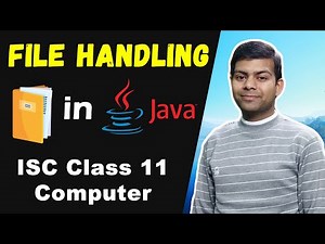 File Handling in Java | Writing, Reading Text & Binary Files | Important for Exam | Computer Science