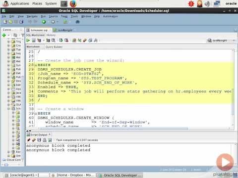 0510 Demo 2 Building Jobs With SQL Developer