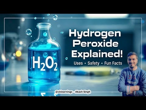 “Hydrogen Peroxide Explained – Uses, Safety & Fun Facts!” in Hindi 👉 कभी झाग बनते देखा है ज़ख्म पर ?
