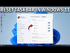 How To Reset Windows 11 Taskbar To Its Default Settings - Easy Fix