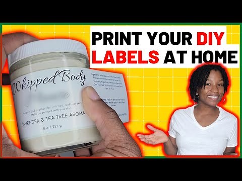 How I PRINT my product Labels at home | online labels | Maestro Label