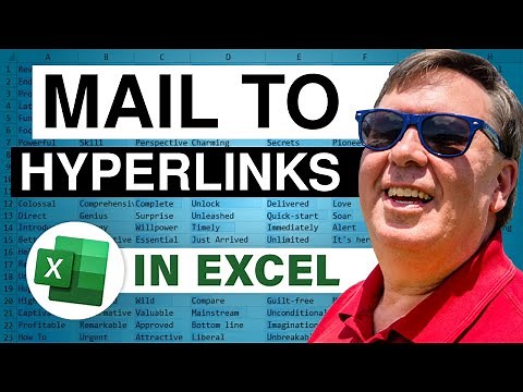 Excel - MailTo Hyperlinks: Episode 1370