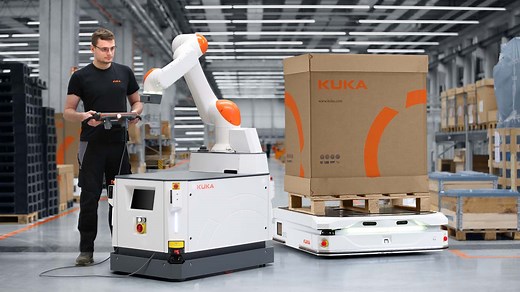 Autonomous mobile robotics (AMR) in logistics and production | KUKA Global