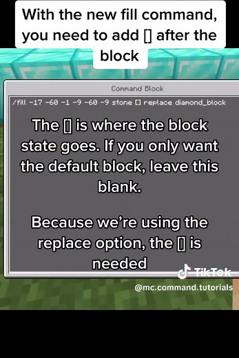 Minecraft Commands on TikTok