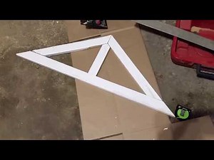 How to Build a Decorative Gable for less than $10 Bucks