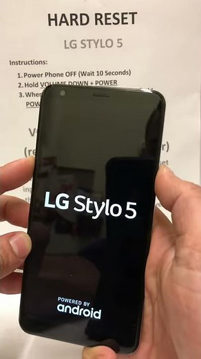 HARD RESET - LG Stylo 5 - Metro by T-Mobile Q720M