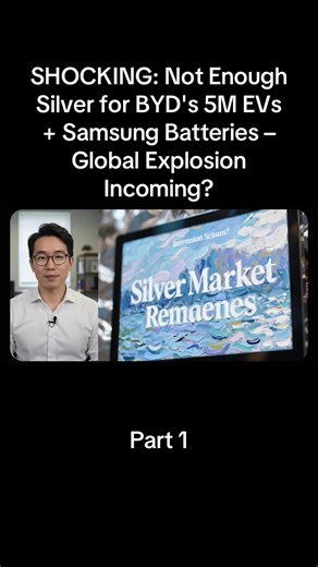 SHOCKING: Not Enough Silver for BYD's 5M EVs Samsung Batteries – Global Explosion Incoming?