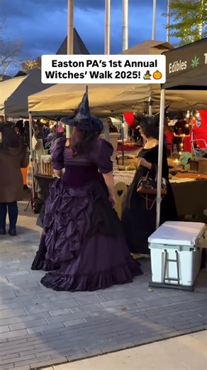Discover Lehigh Valley, PA on Instagram: "Easton’s witches are taking over downtown! 🧙 Wander downtown, explore local shops, enjoy spooky treats, and celebrate the magic of Halloween. Don’t miss it! 🔮🎃 Saturday, Oct 25 → 2:00 PM – 6:00 PM * Family-friendly activities * Witch + Wizard face painting * Costume contest * Food + drink specials from local restaurants * SUP Witches on the Lehigh River 📍Scott Park Easton, PA • • • • #discoverlehighvalley #eastonwitcheswalk #downtowneaston #halloween