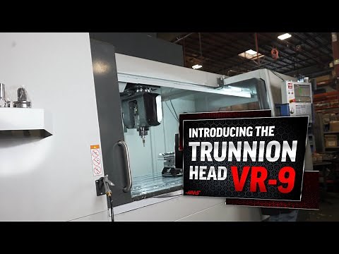 Haas VR-9 Trunnion Head Cutting Demo - Haas Automation, Inc.