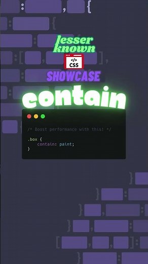Boost your app's performance with CSS containment