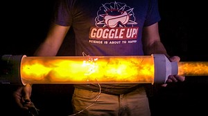 Potato Gun Explosion in Slow Motion