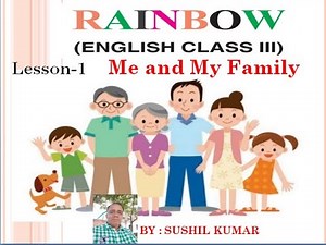 Class 3 ENGLISH Lesson-1 ME AND MY FAMILY (PSEB) With SOLVED Excercise BY SUSHIL KUMAR