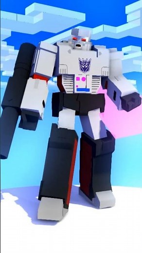 Transformers em 3D: Megatron no Mine Imator