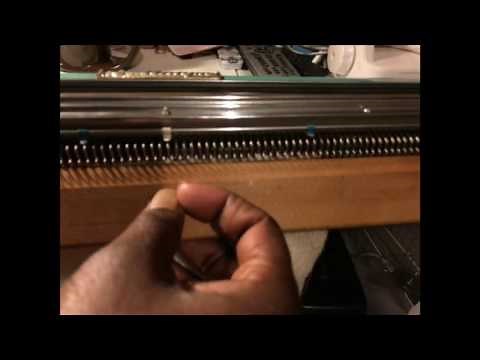 How To Knit on a vintage Unique Knitting Machine