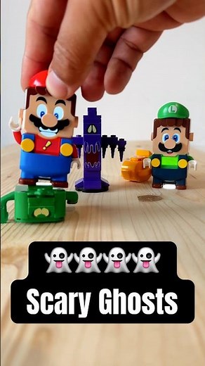 Scary Ghosts | Lego Super Mario #lego #mario #peach #luigi #supermario #luigismansion