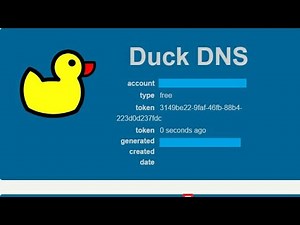 HOW TO SETUP DUCKDNS