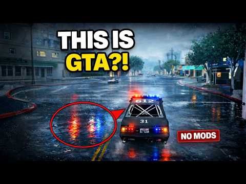 This Is GTA 5… No Mods 😳 (4K Ultra Realistic Graphics)