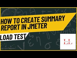 How to create Summary report after JMeter Load Test #summaryreport #loadtest #jmeter #littleslaw
