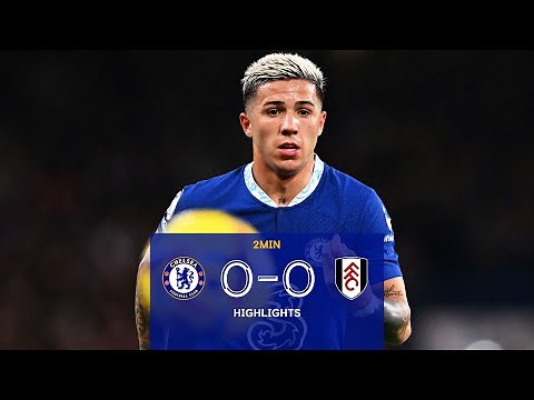 ENZO FERNANDEZ & MADUEKE MAKE DEBUTS | Chelsea v Fulham (0-0) | Highlights | Premier League