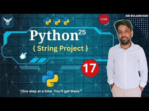 String Mini Project in Python 🐍 | Real-World Text Manipulation & Practice