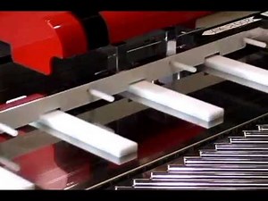 マルヤス機械コンベヤ 連動プッシャ