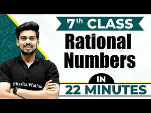 Rational Numbers in One Shot | Cheat Sheet For Class 7th