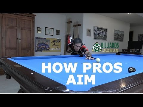 HOW TO AIM in Pool and Billiards … The AIMING SYSTEM of the PROS