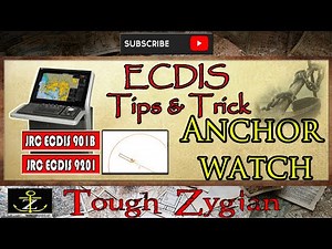 JRC ECDIS 901B | JRC ECDIS 9201 | Anchor Monitoring Circle | ECDIS Tutorial | Tough Zygian