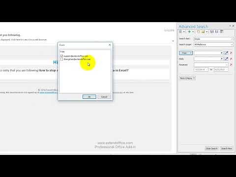 Advanced Search Email And Save Custom Search In Outlook