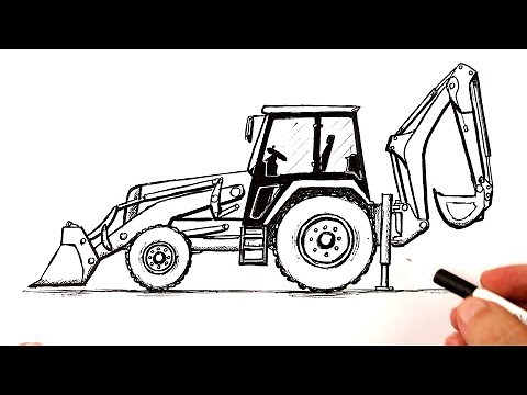 How to draw a Tractor