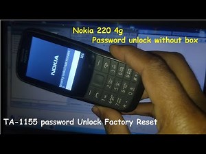 Nokia 220 4g 2019 Password unlock without box | TA-1155 password Unlock Factory Reset Format TA-1148