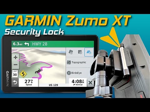 Garmin Zumo XT Security Lock from Moto Pumps | Cruiseman's Reviews