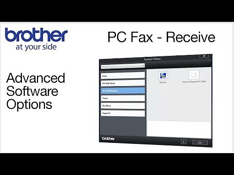 Receiving faxes on a Windows® computer – Brother PC-Fax