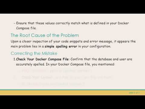 Fixing Laravel Database Connection Issues with Docker on Windows
