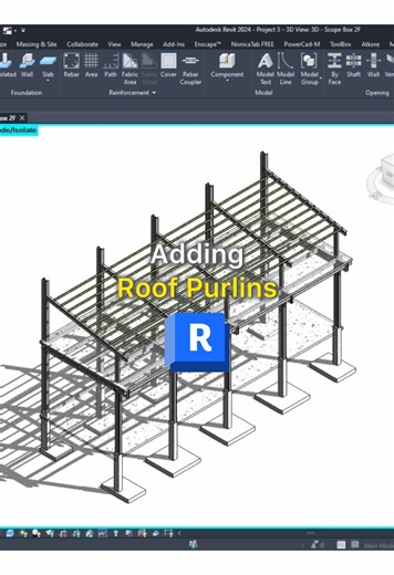Revit Tutorial: Adding Roof Purlins Step-by-Step Guide