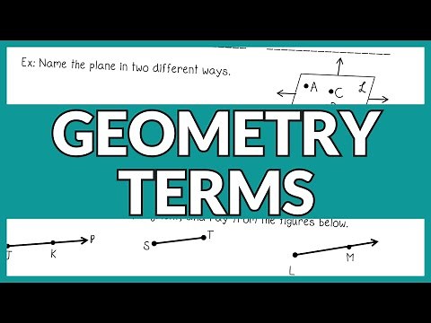 Geometry Terms Lesson