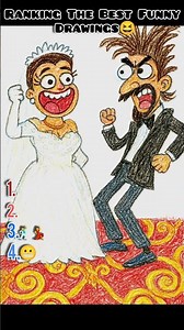 ⬆️🔥Ranking The Best Funniest drawings😆(Pt-17).#shorts #drawing #funny #ranking