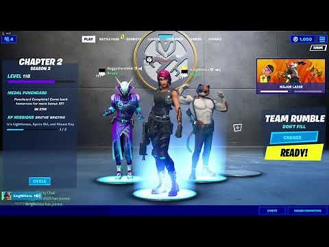 Mouth moves when talking on PC example - Fortnite