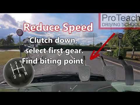 Driving lessons T Junctions turning right